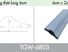 Đường thắt lưng 6cm TGW-6803